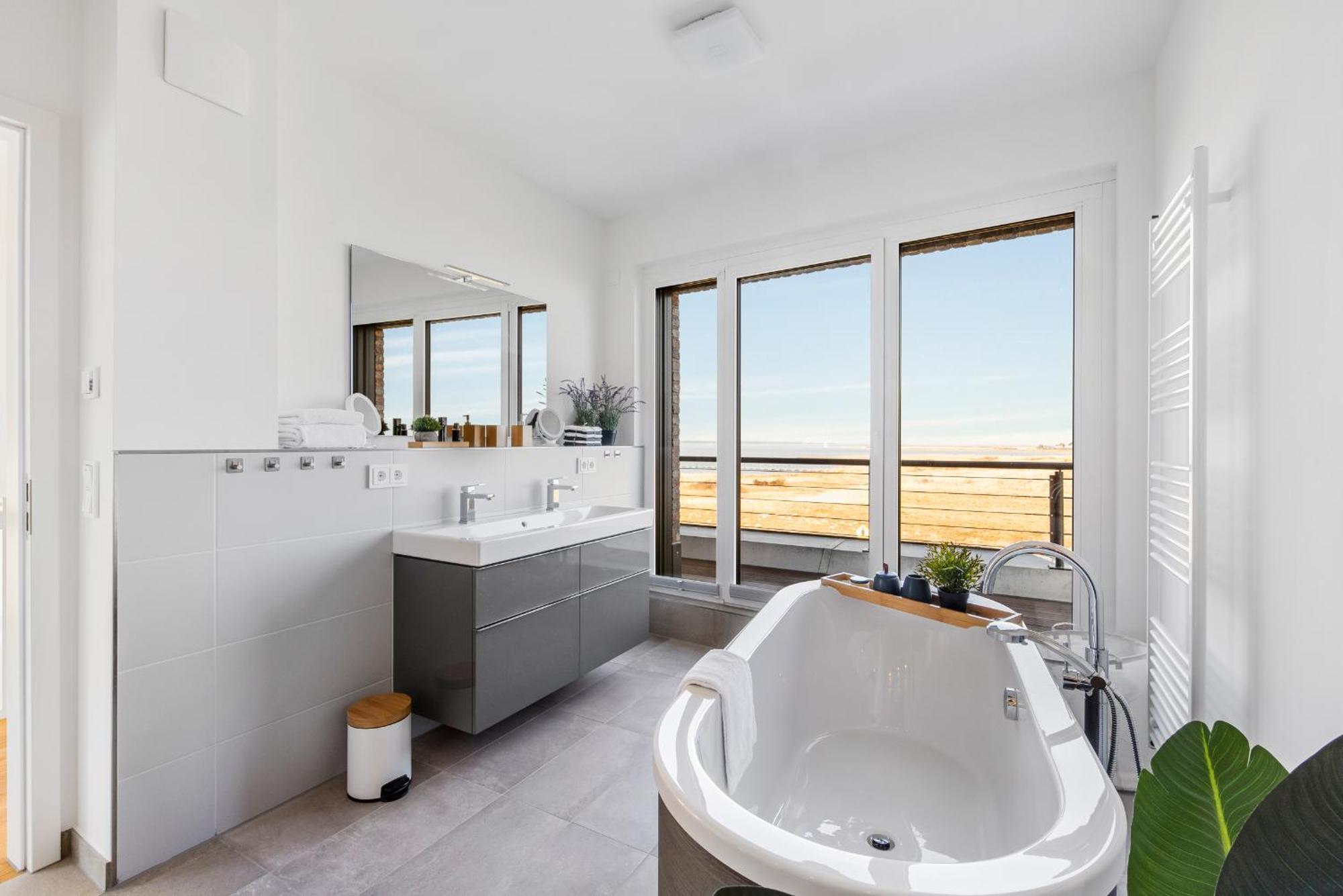 Villa King Erste Lage, Dachterrasse, Meerblick, Carport, Kamin, Sauna, Terrasse, Aussenrolllaeden Olpenitz Eksteriør bilde