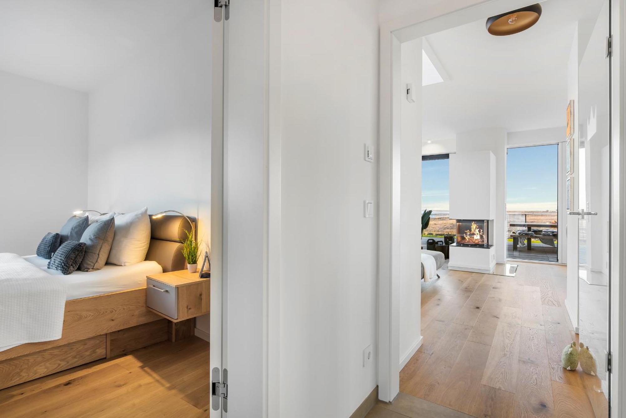 Villa King Erste Lage, Dachterrasse, Meerblick, Carport, Kamin, Sauna, Terrasse, Aussenrolllaeden Olpenitz Eksteriør bilde