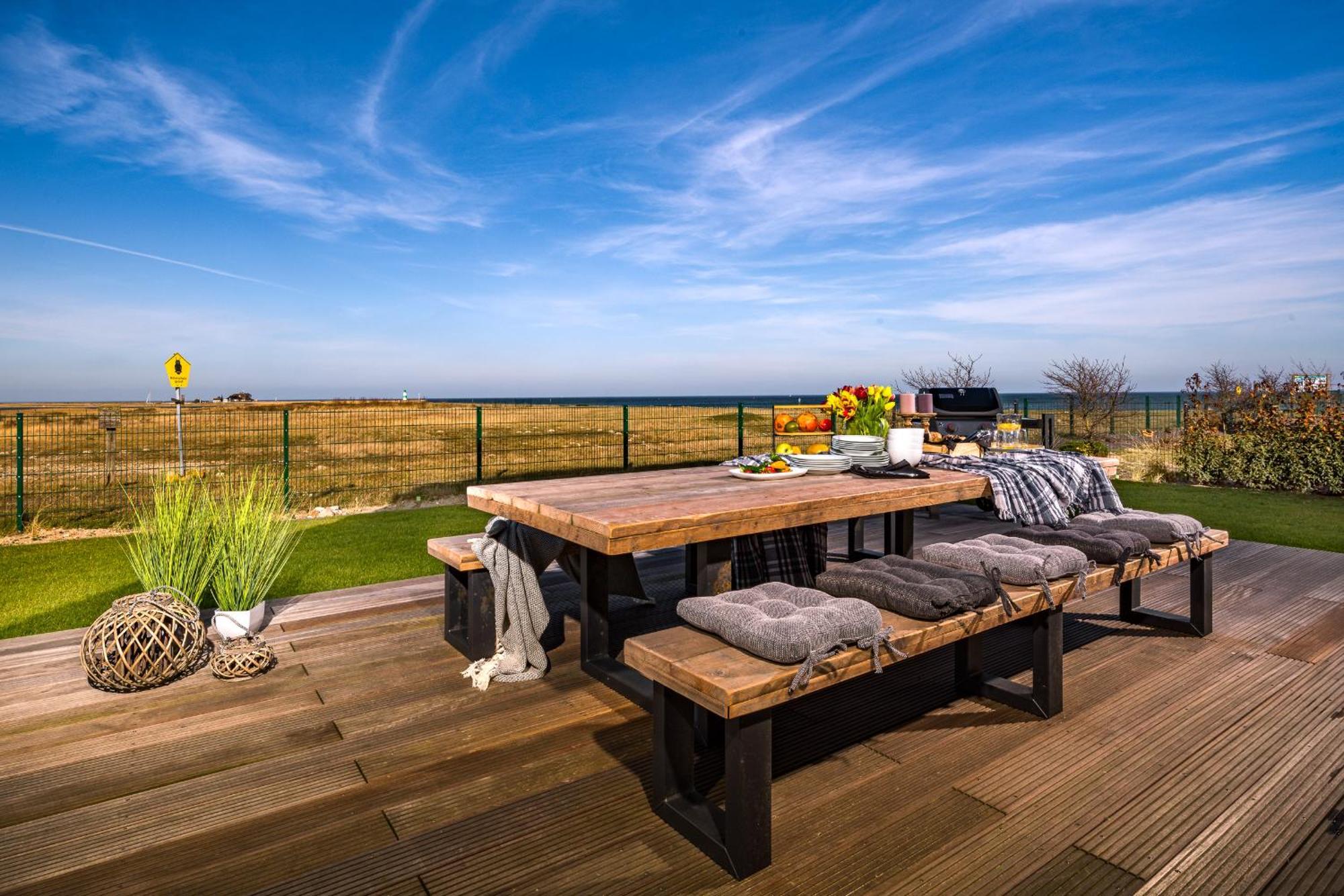 Villa King Erste Lage, Dachterrasse, Meerblick, Carport, Kamin, Sauna, Terrasse, Aussenrolllaeden Olpenitz Eksteriør bilde
