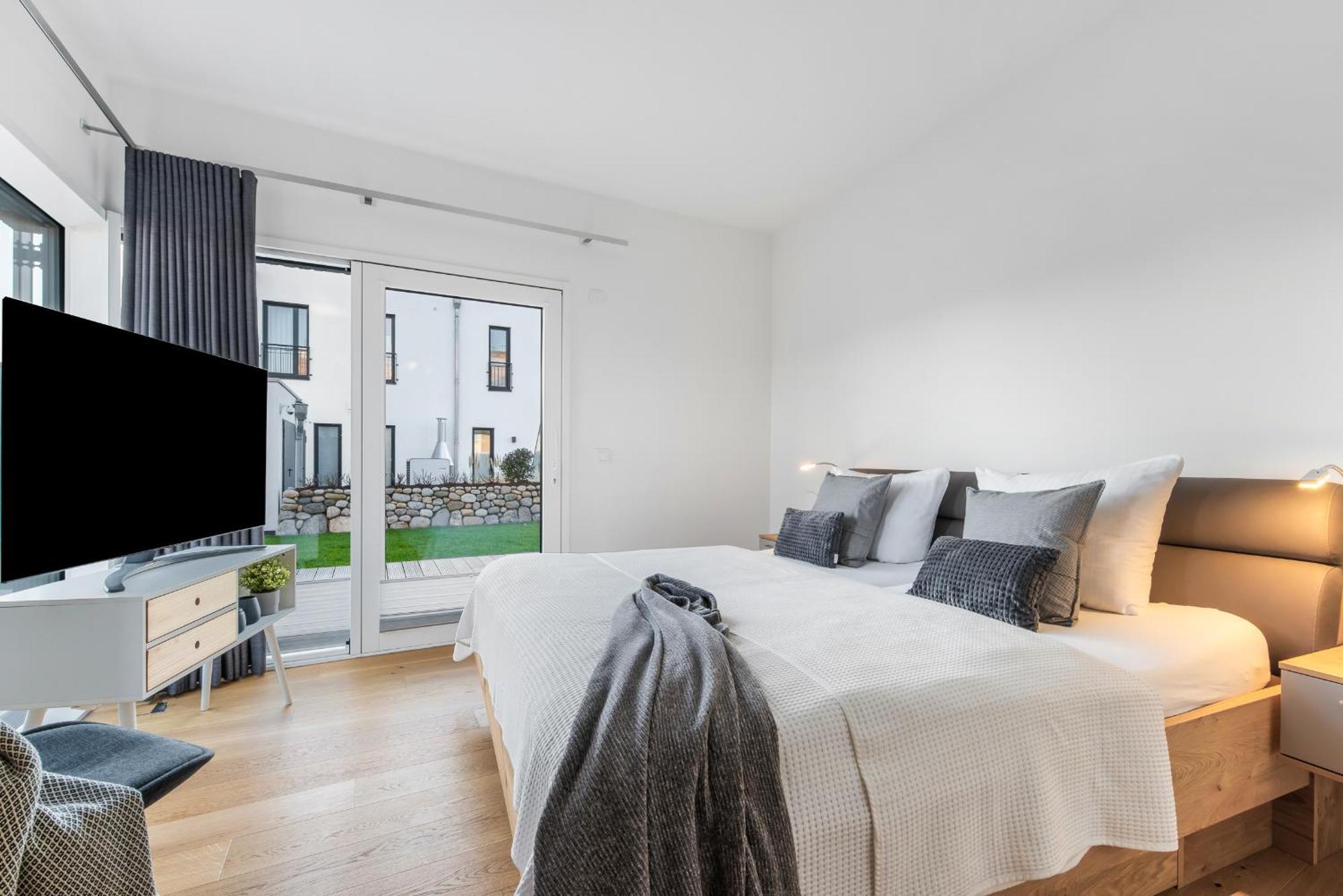 Villa King Erste Lage, Dachterrasse, Meerblick, Carport, Kamin, Sauna, Terrasse, Aussenrolllaeden Olpenitz Eksteriør bilde