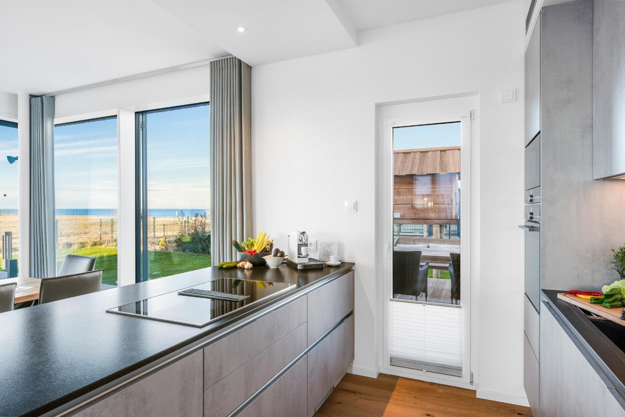 Villa King Erste Lage, Dachterrasse, Meerblick, Carport, Kamin, Sauna, Terrasse, Aussenrolllaeden Olpenitz Eksteriør bilde